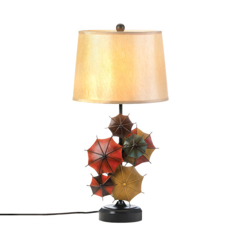 Colorful Umbrella Table Lamp - Distinctive Merchandise