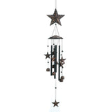34" Bronze Stars Wind Chimes - Distinctive Merchandise