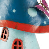 Blue Mushroom Birdhouse