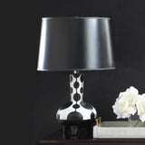 Dollop Black And White Table Lamp