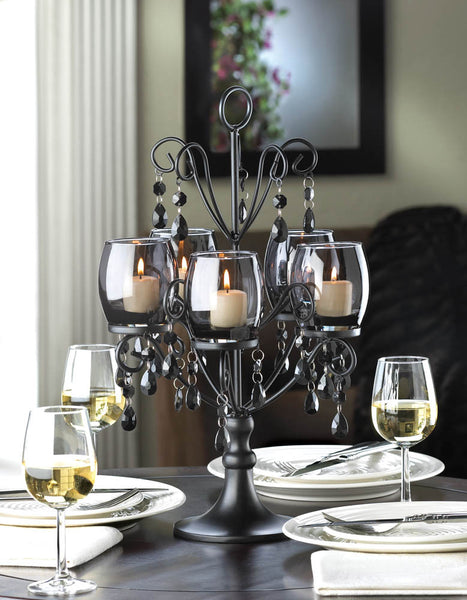 Midnight Elegance Candelabra - Distinctive Merchandise