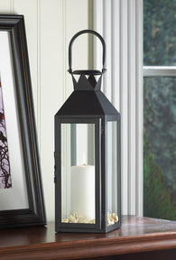 Black Manhattan Candle Lantern - Distinctive Merchandise