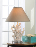 White Coral Table Lamp - Distinctive Merchandise