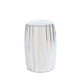 Silver Decorative Stool - Distinctive Merchandise