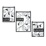 Live Love Laugh Wall Décor - Distinctive Merchandise