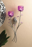 Fuchsia Blooms Wall Sconce - Distinctive Merchandise