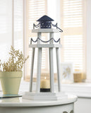 Lighthouse Point Wooden Lantern - Distinctive Merchandise