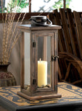 Lodge Wooden Lantern - Distinctive Merchandise