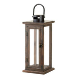 Lodge Wooden Lantern - Distinctive Merchandise