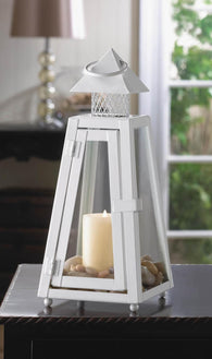 Summit White Candle Lantern - Distinctive Merchandise