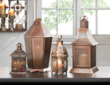 Labyrinth Pewter Lantern - Distinctive Merchandise