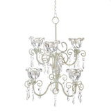 Crystal Blooms Double Chandelier - Distinctive Merchandise