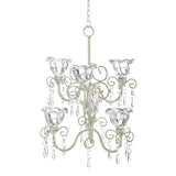 Crystal Blooms Double Chandelier - Distinctive Merchandise