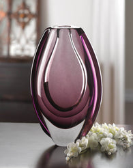 Wild Orchid Art Glass Vase - Distinctive Merchandise