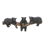 Black Bear Trio Hooks Wall Plaque - Distinctive Merchandise