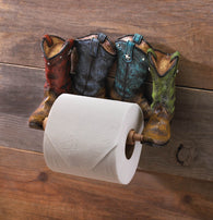 Cowboy Boots Toilet Paper Holder - Distinctive Merchandise