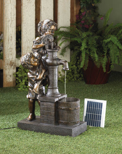 Teamwork Solar Fountain - Distinctive Merchandise