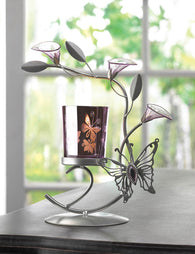 Butterfly Lily Candleholder - Distinctive Merchandise