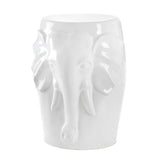 Elephant Ceramic Décorative Stool - Distinctive Merchandise