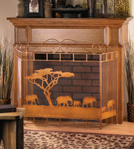 Wild Savannah Fireplace Screen - Distinctive Merchandise