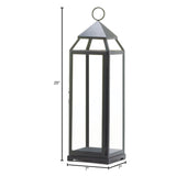 Extra Tall Black Contemporary Lantern - Distinctive Merchandise