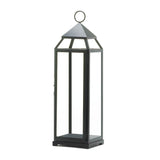 Extra Tall Black Contemporary Lantern - Distinctive Merchandise