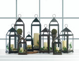 Extra Tall Bronze Contemporary Lantern - Distinctive Merchandise