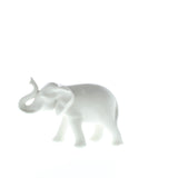 Sleek White Ceramic Elephant - Distinctive Merchandise