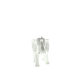 Sleek White Ceramic Elephant - Distinctive Merchandise