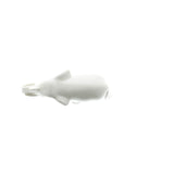 Sleek White Ceramic Elephant - Distinctive Merchandise