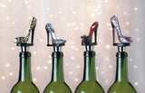 Glitter Shoe Wine Bottle Stopper - Distinctive Merchandise