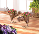 Pecking Rooster Planter - Distinctive Merchandise