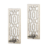 Deco Mirror Wall Sconce Set - Distinctive Merchandise