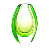 Emerald Art Glass Vase - Distinctive Merchandise