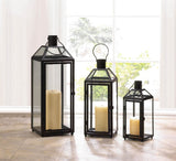 Midtown Large Black Lantern - Distinctive Merchandise