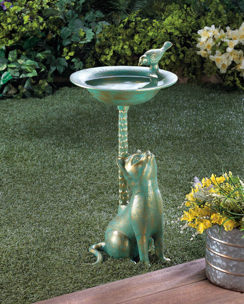 Cat Birdbath - Distinctive Merchandise