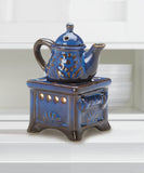 Blue Teapot Stove Oil Warmer - Distinctive Merchandise