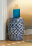 Blue And White Ceramic Decorative Stool - Distinctive Merchandise