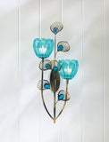 Peacock Blossom Duo Cup Sconce - Distinctive Merchandise