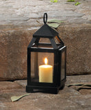 Black Mini Contemporary Lantern - Distinctive Merchandise