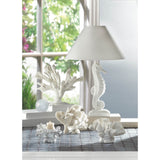 White Seahorse Table Lamp - Distinctive Merchandise