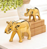 Large Golden Elephant Figure - Distinctive Merchandise
