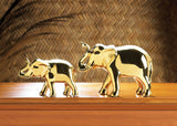 Large Golden Elephant Figure - Distinctive Merchandise