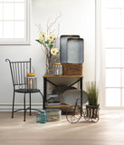 Large Galvanized Metal Lantern - Distinctive Merchandise