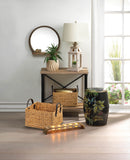 Round Wooden Mirror With Shelf - Distinctive Merchandise