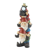 Stacked Solar Gnome Figurine - Distinctive Merchandise