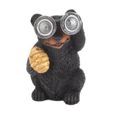 Bear With Binoculars Solar Light - Distinctive Merchandise