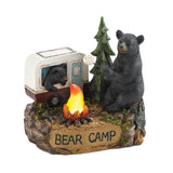 Camping Bear Family Light Up Figurine - Distinctive Merchandise