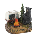 Camping Bear Family Light Up Figurine - Distinctive Merchandise