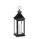 Medium Glossy Black Lantern - Distinctive Merchandise